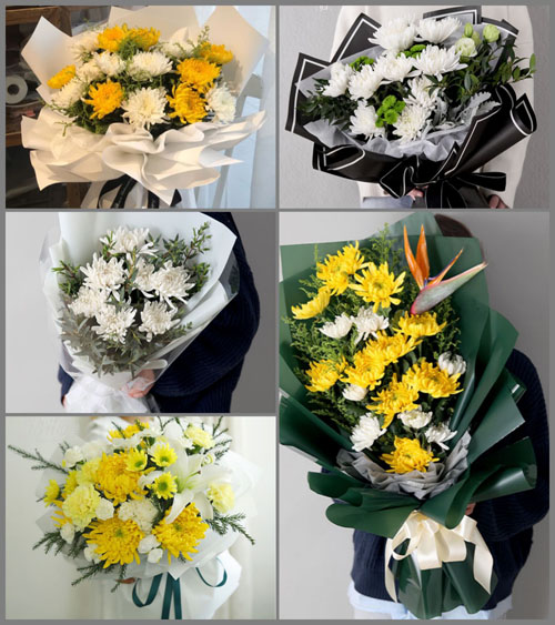 福建福州长乐市江田镇白事花束代送